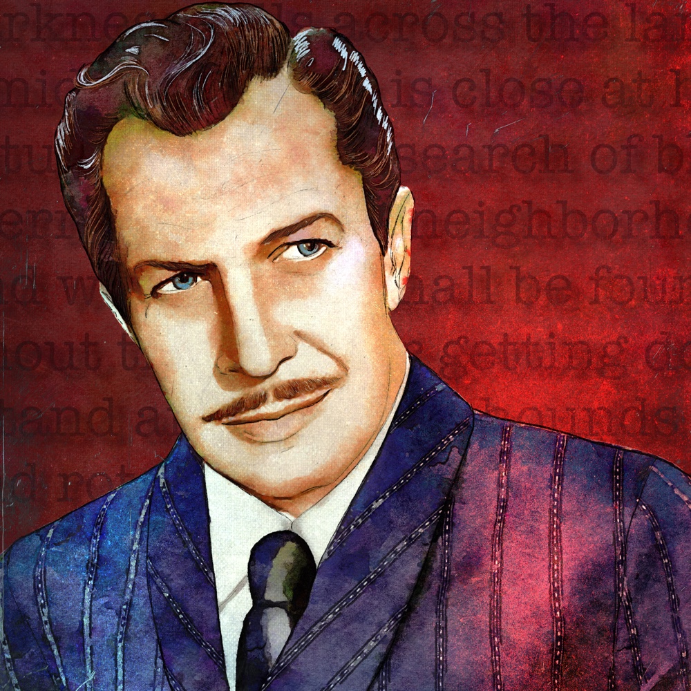 Vincent Price Digital Portrait